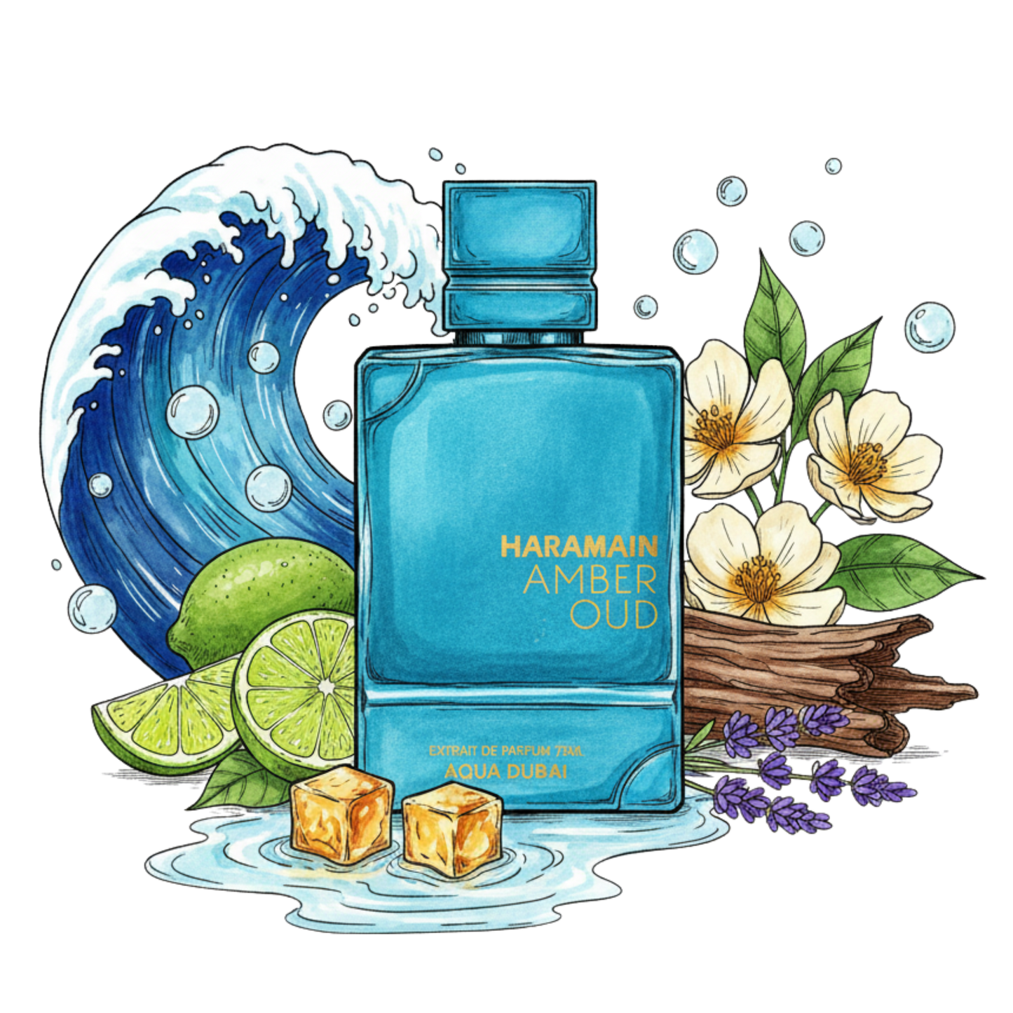 Al Haramain Amber Oud Aqua Dubai