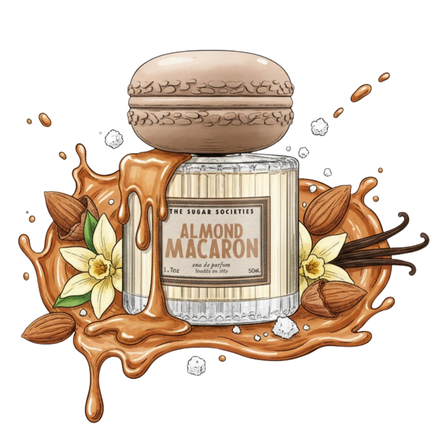 The Sugar Societies Almond Macaron