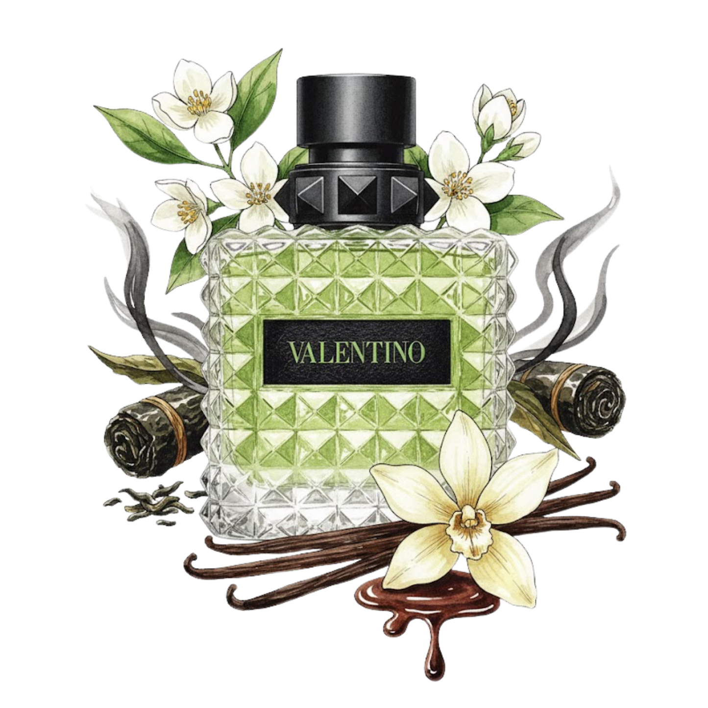 Valentino Born in Roma Green Stravganza